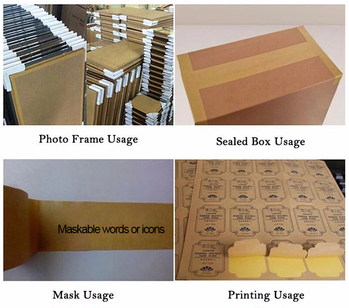 Application of Writable Kraft Paper Gummed Tape 