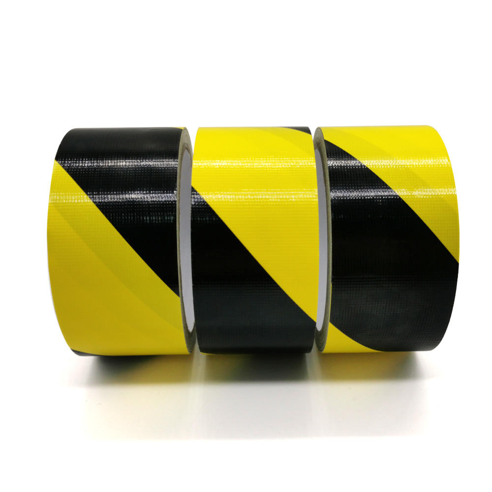 Warning Hazard Barrier Self Safety Adhesive Black/yellow Tape Barrier Pvc Roll G