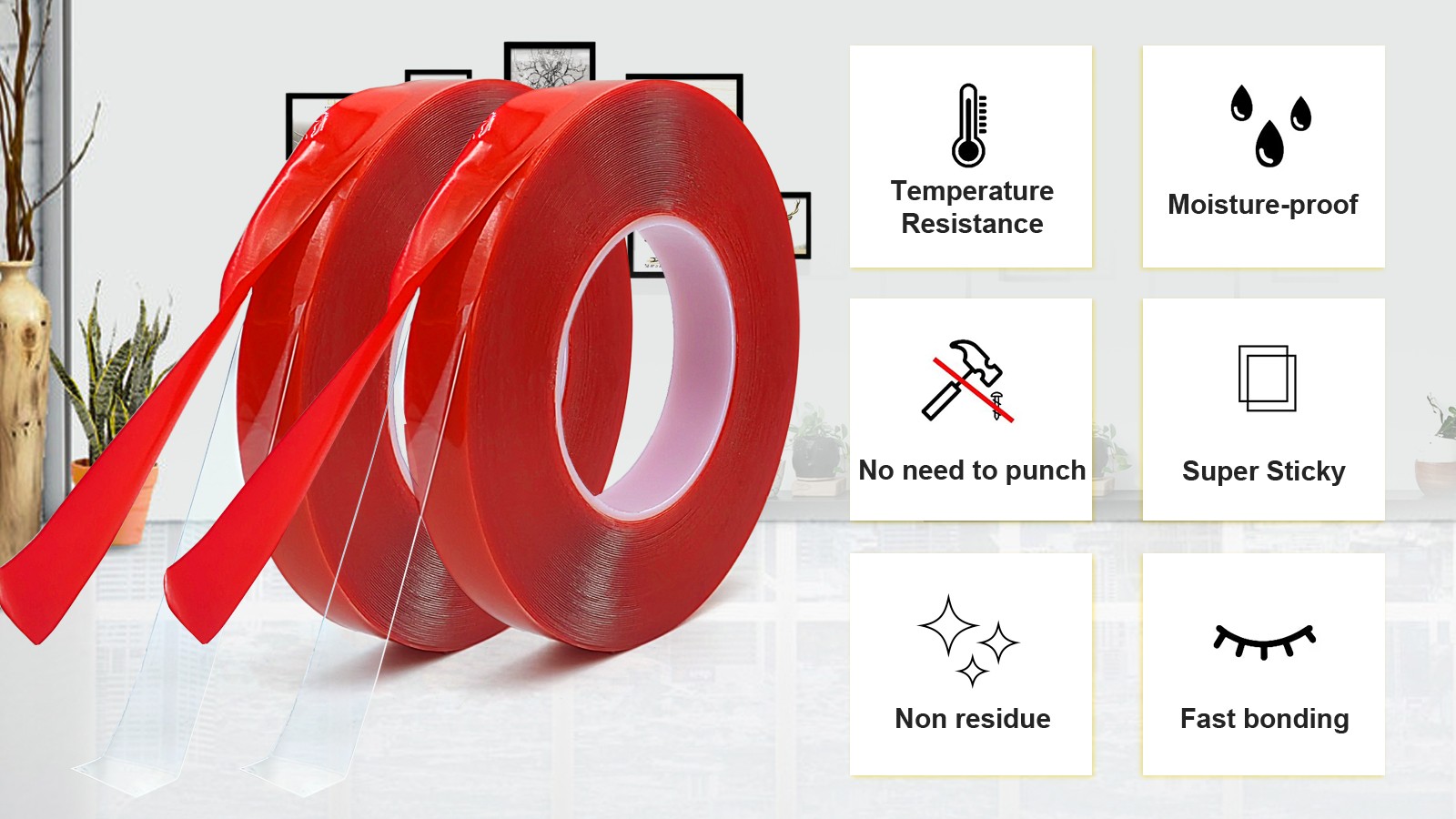 strong adhesive foam tape