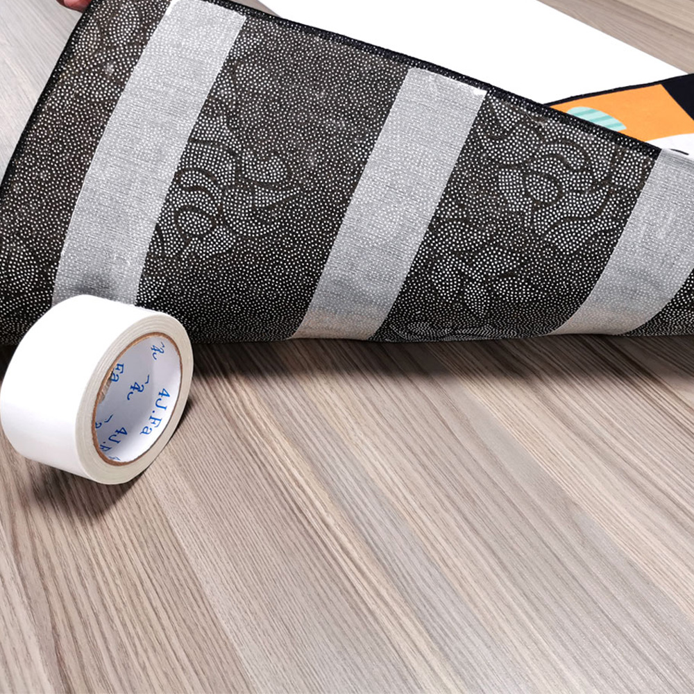 Multi-purpose removable double sided carpet tape residue free for area rugs