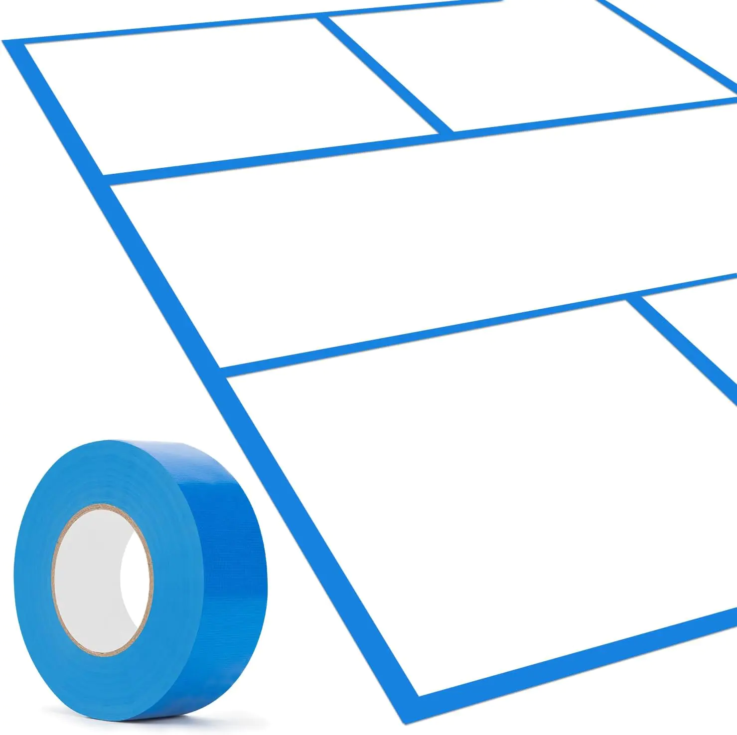 Quick Court Indoor Pickleball Court Marking Tape with Instructions Included for Fast Court Marking
