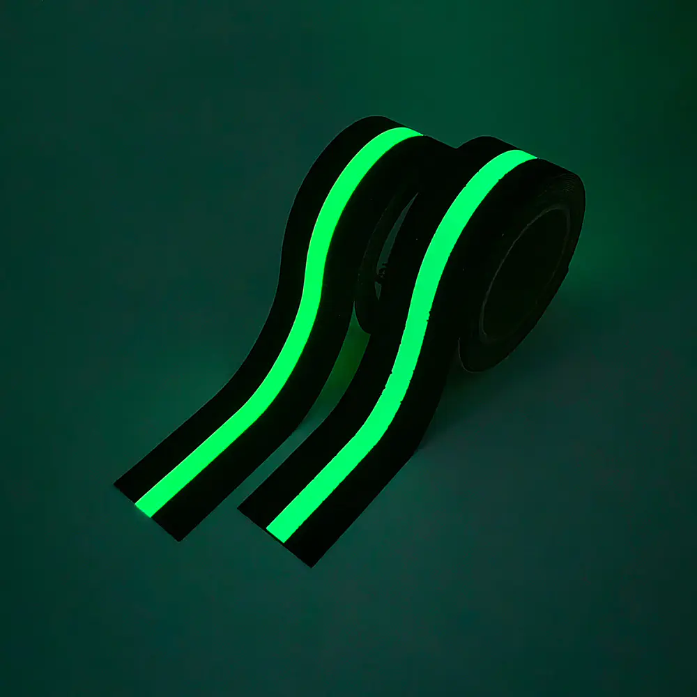 Glow in the Dark Luminous Anti Slip Tape Black Waterproof Durable Non Skid Adhesive Strip Grip Tape for Stairs