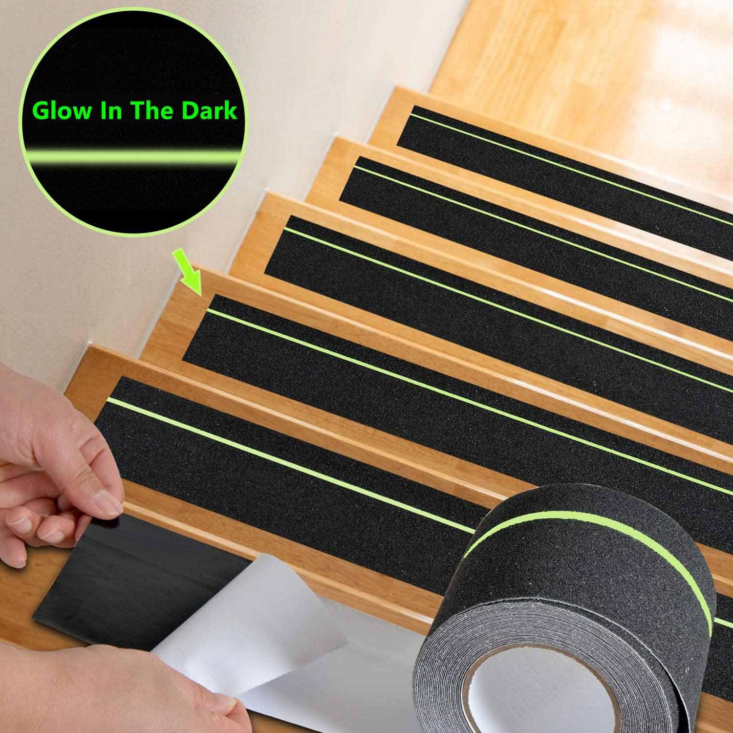 Glow in the dark tape for stairs