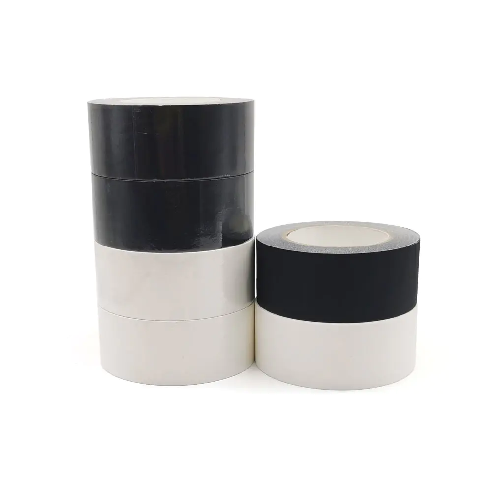 Custom professional pro gaff tape strong adhesive no residue matte cloth heavy duty black gaffer tape