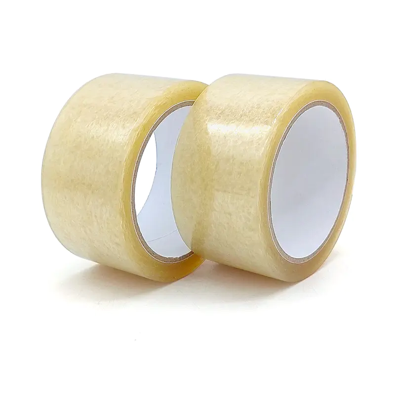 Eco friendly clear cellophane tape flagging biodegradable transparent cellulose film packing tape for carton sealing