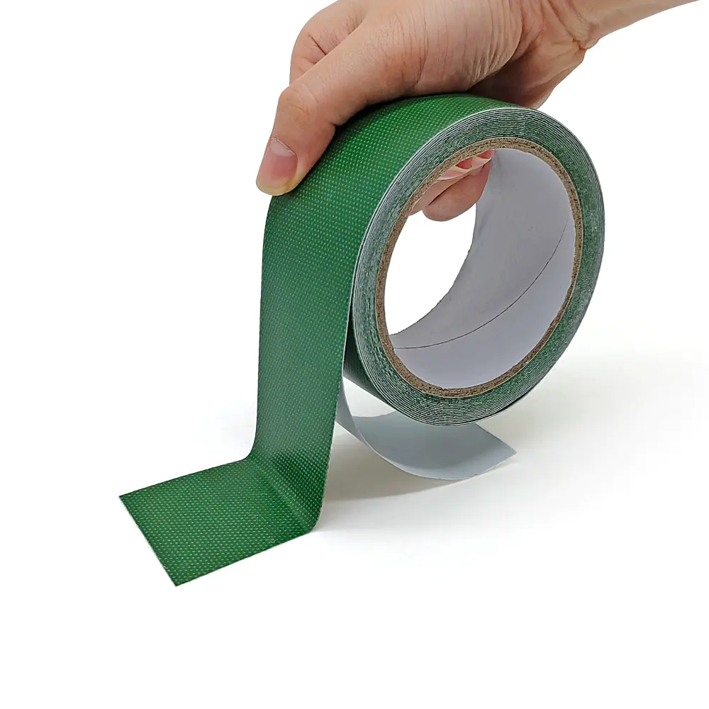 Knife Scraper Fiberglass Cloth Tarp Tape Outdoor Tent Self Adhesive Waterproof PE Coated Tarp Tarpaulin Repair Tape For Damaged Canvas