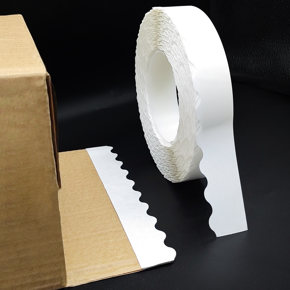 Zipper carton adhesive tape custom zipper carton double-sided adhesive wavy lace double-sided tape